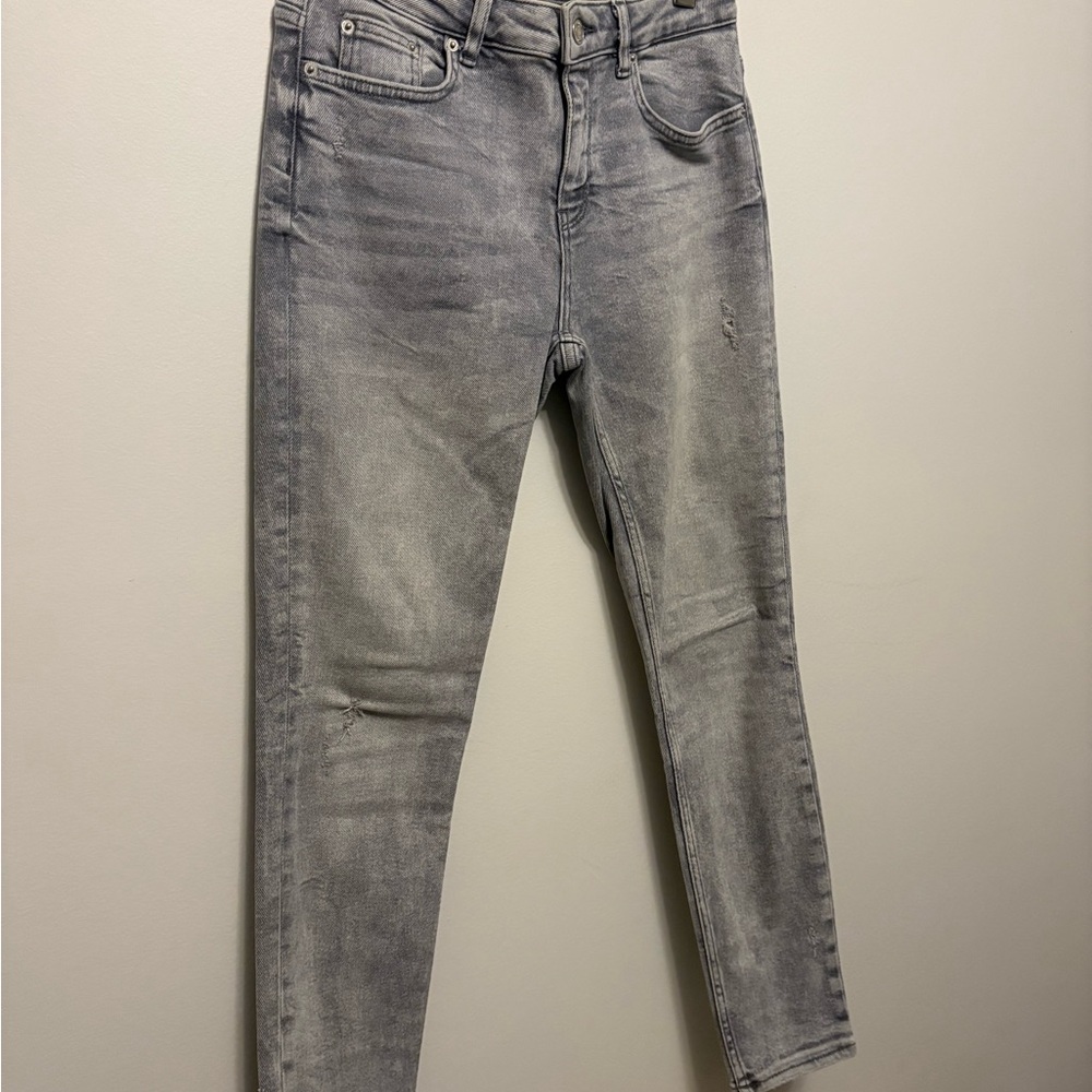 Zara Light Gray Denim Jeans